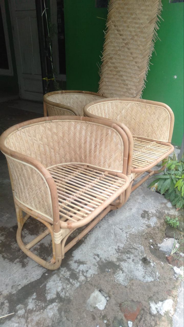 Rattan Tub Chair Set