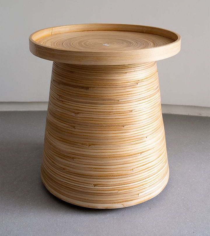 Bamboo Coil Side Table