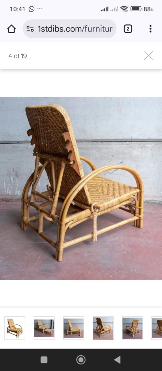 Rattan Recliner Chair